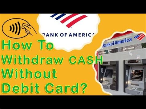 how to withdraw money without card.